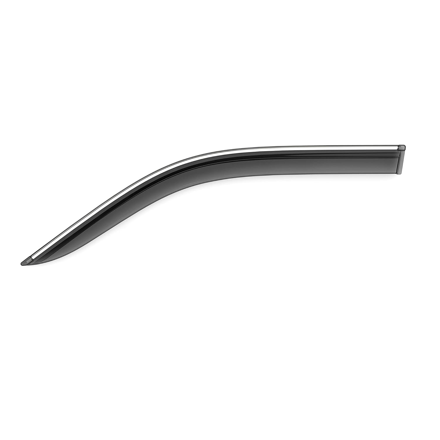 Galio Door Wind Visor with Silver Line For Hyundai I-20 (2020 onwards)(Set of 4 Pcs.)