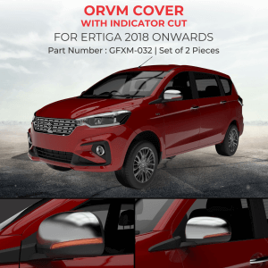 Galio ORVM Cover with Indicator Cut For Maruti Suzuki Ertiga (2018 Onwards)(Set of 2 Pcs.)