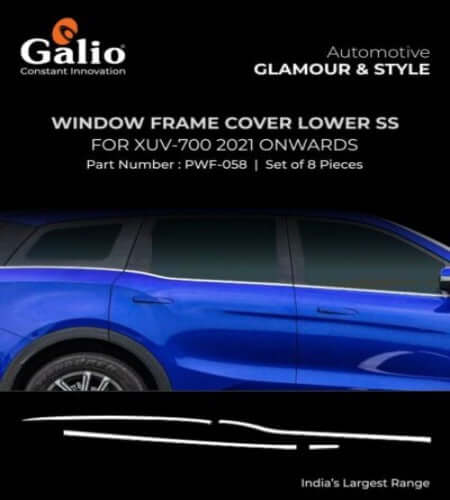 Galio Window Frame Lower Garnish Cover For Mahindra XUV 700 (2021 onwards)