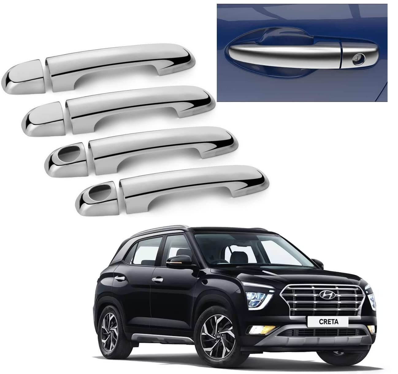 Galio car door handle cover for Hyundai Creta in Bangalore