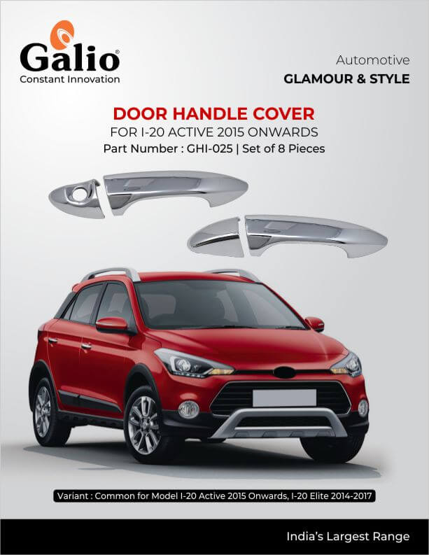 Galio Car Door Handle Cover For Hyundai i20 Active in Bangalore