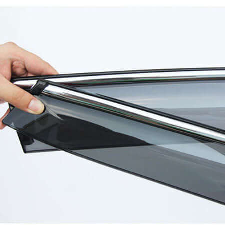Galio car visor set with silver line for Mahindra Thar Roxx 2024 Bangalore