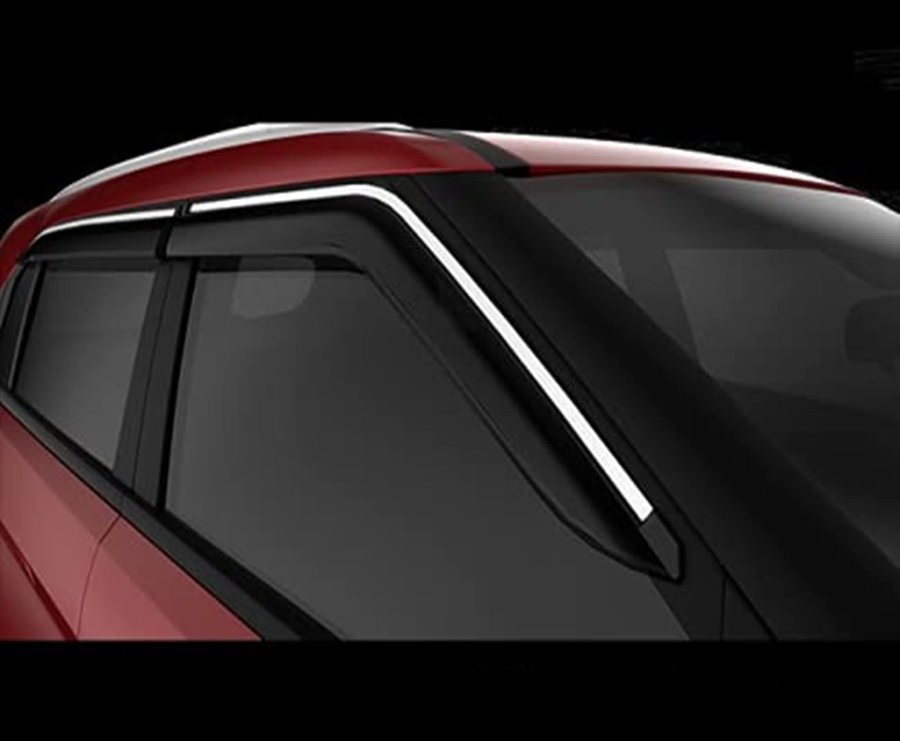 Galio silver line wind visors for Innova Hycross, set of 4 pcs Bangalore
