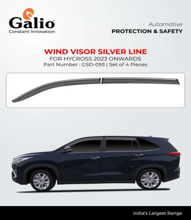 Toyota Innova Hycross wind visor set by Galio, 2023 onwards Bangalore