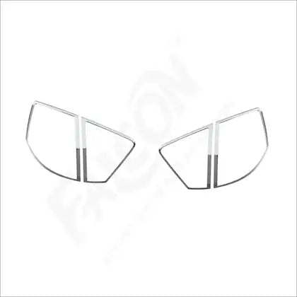 Galio Chrome Tail Lamp Garnish Cover For Tata Nexon (2020 To 2023)(