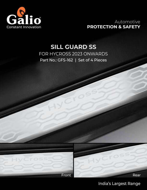 Buy Galio Stainless Steel Sill Guard For Toyota Hycross 2023 onwards in Bangalore