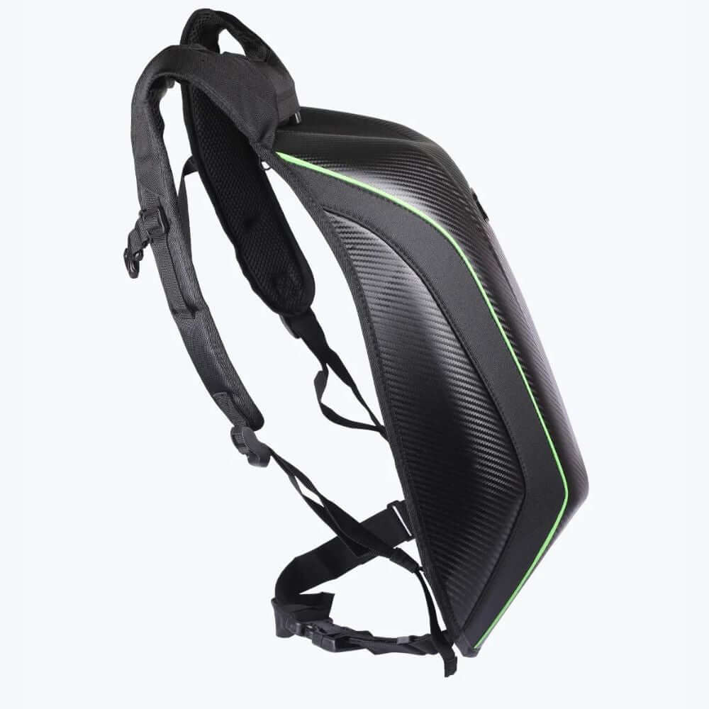 Buy Kawasaki bike carbon fiber backpack in Bangalore - Waterproof and durable