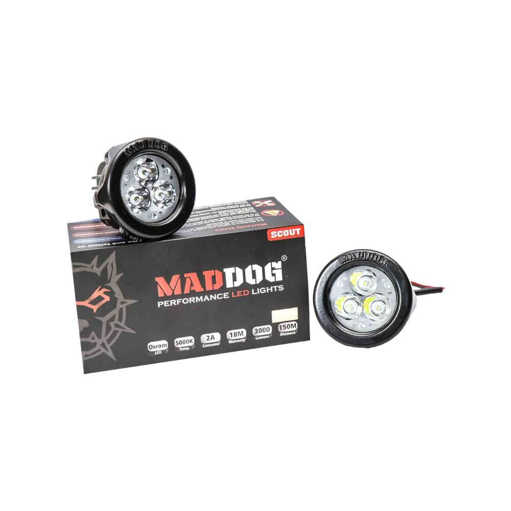 Maddog Scout LED fog lights for motorcycles in Bangalore