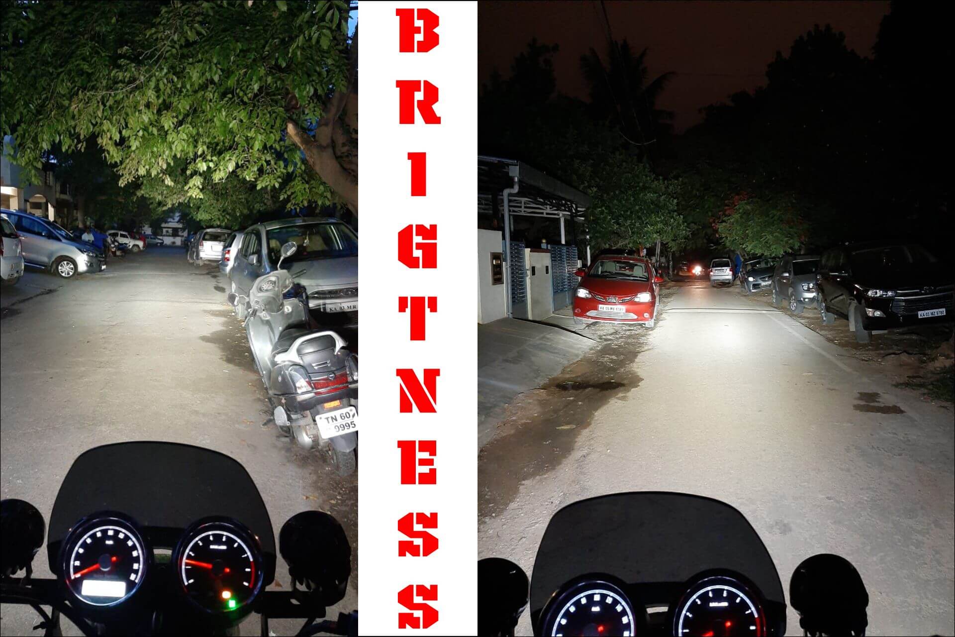 High-performance Maddog Scout LED fog lights for night riding in Bangalore