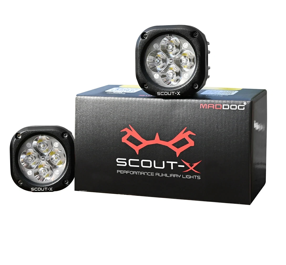 Buy Maddog Scout-X LED fog light for off-road and touring bikes in Bangalore