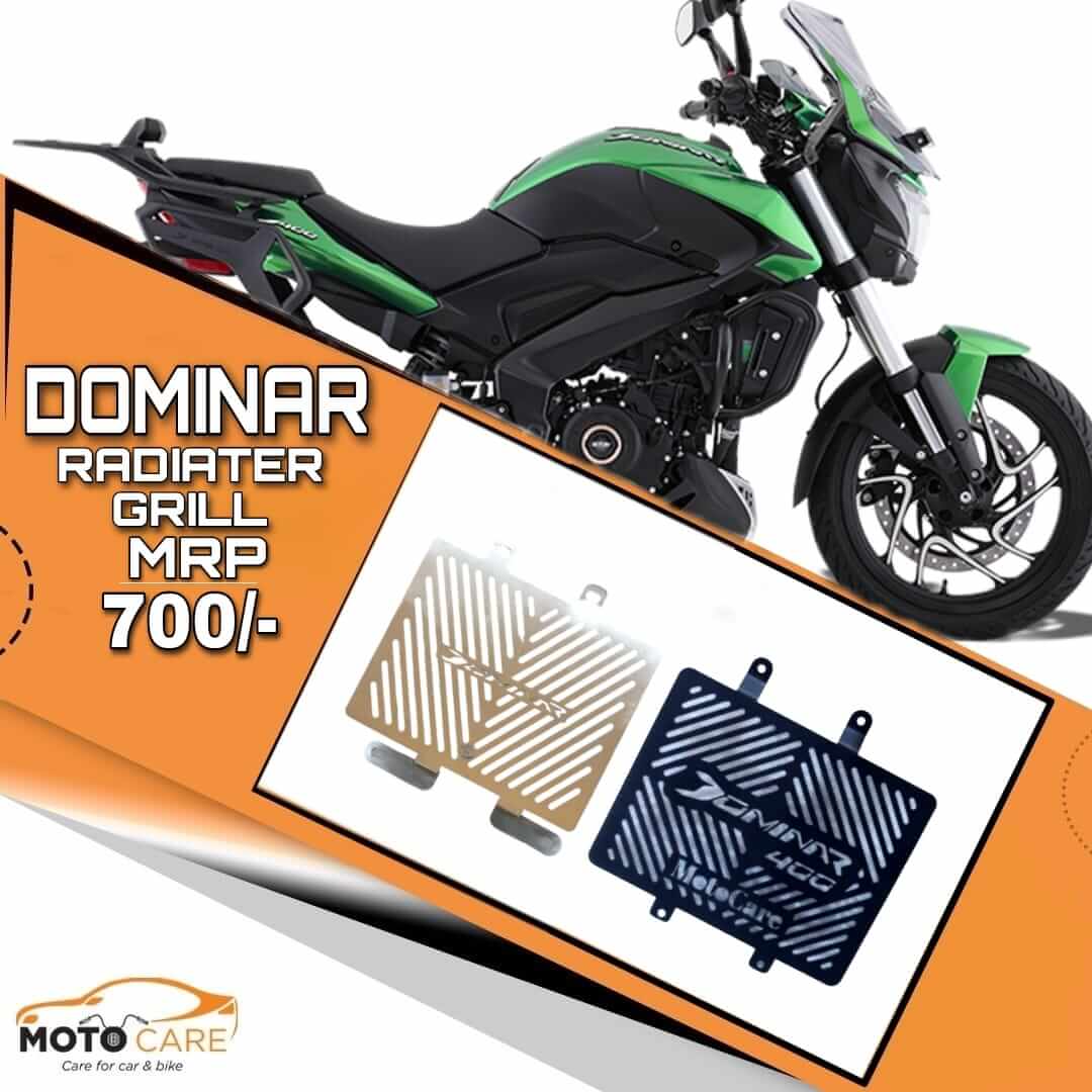 Moto Care Radiator Grill For Bajaj Dominar 400