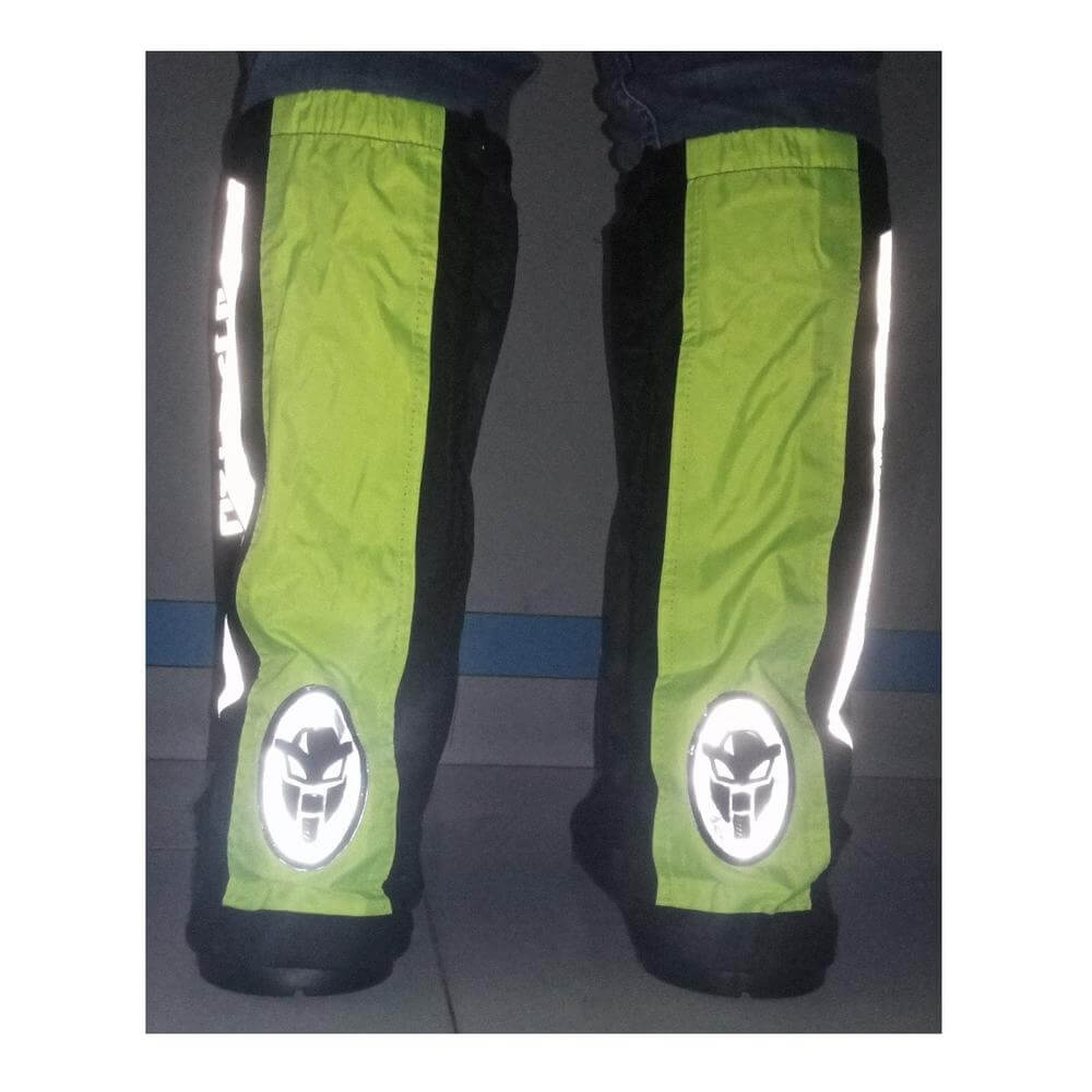 MotoTech Trooper Boot Covers Overboots - Fluo Green