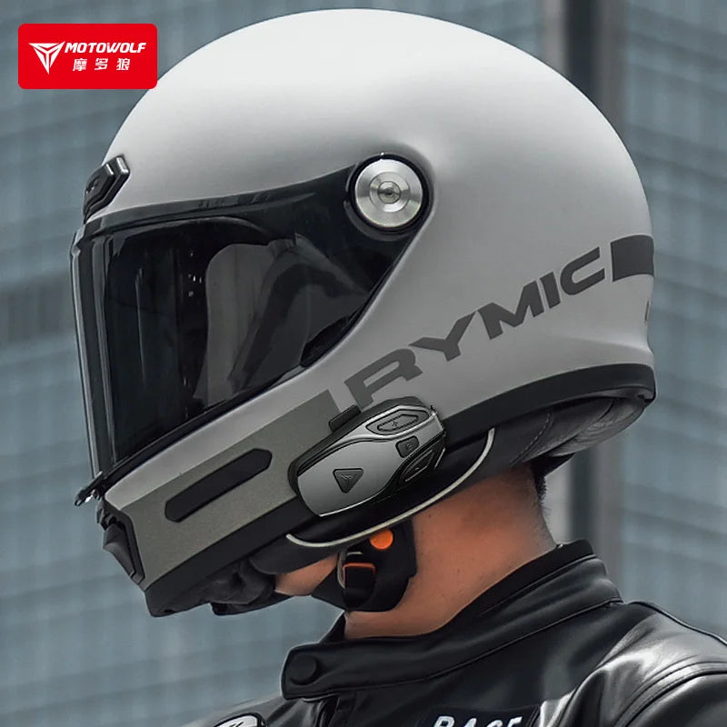 Buy Motowolf BH1 Motorcycle Helmet bluetooth Headset in Bangalore