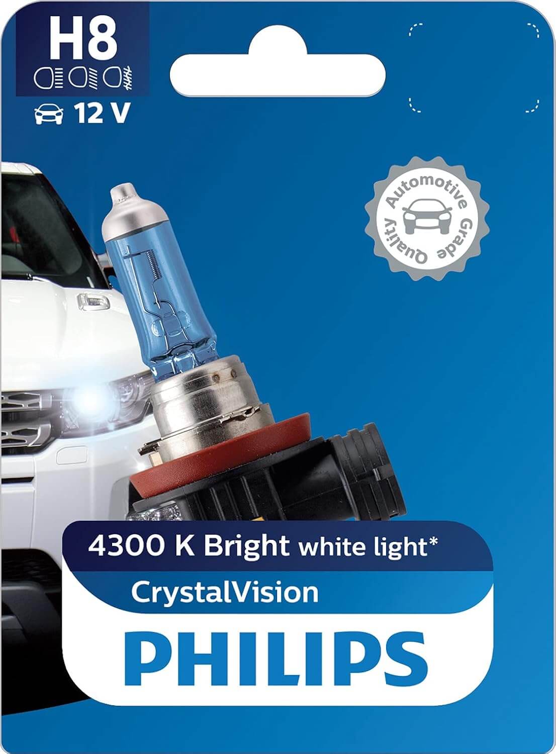Philips 12V H8 Crystal Vision headlight bulb in Bangalore
