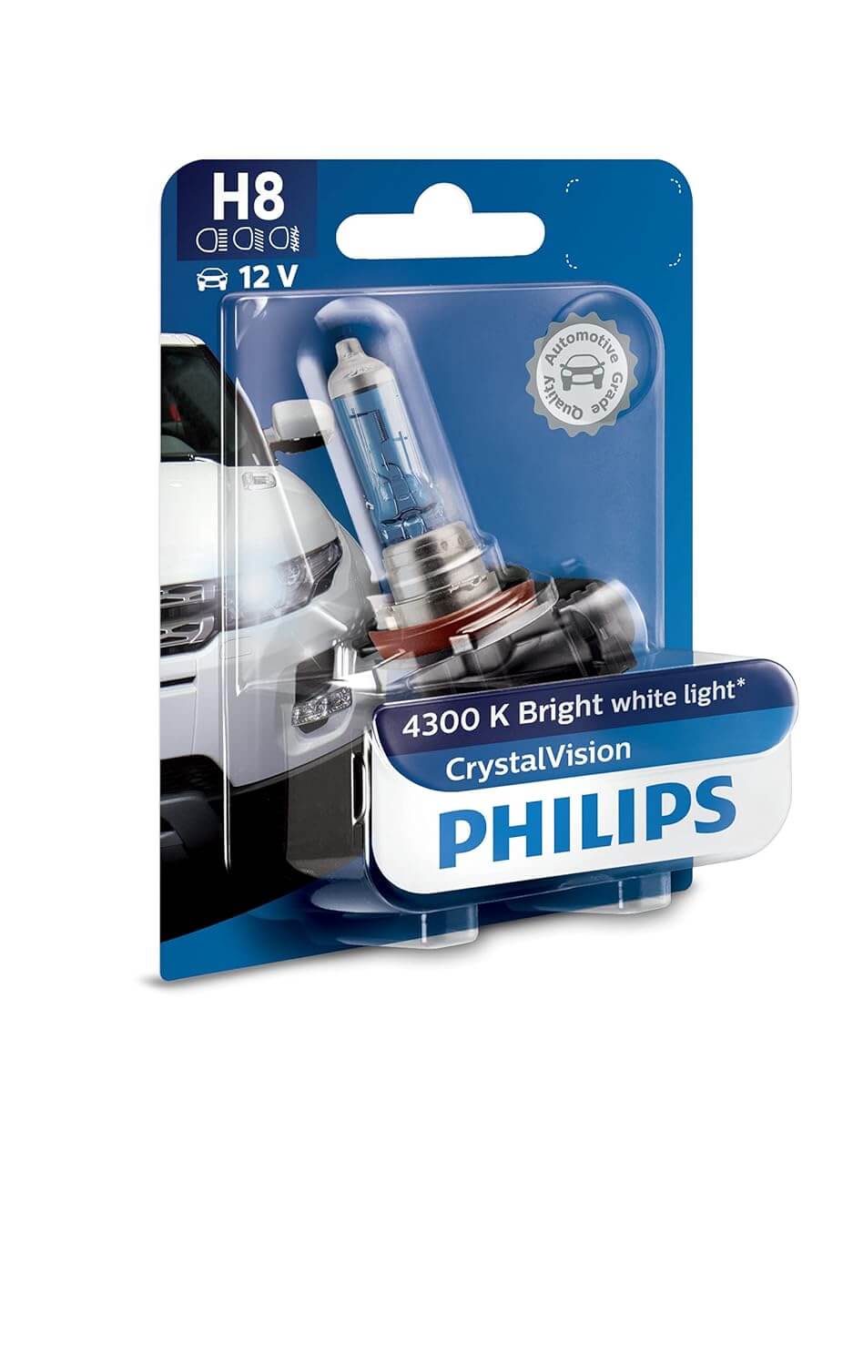 Crystal Vision H8 headlight bulb 12V for cars in Bangalore
