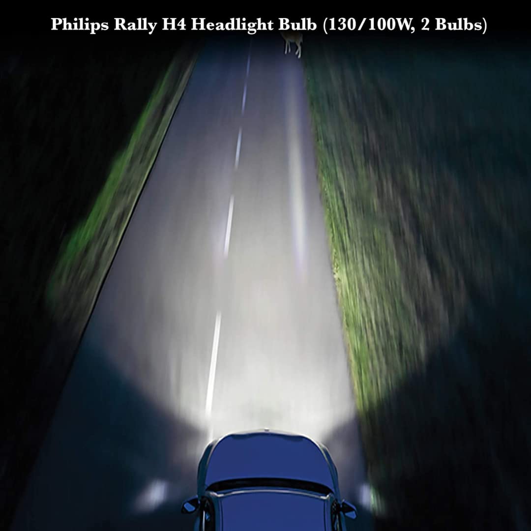 Philips Rally 12569RAC1 P43T H4 Bulb