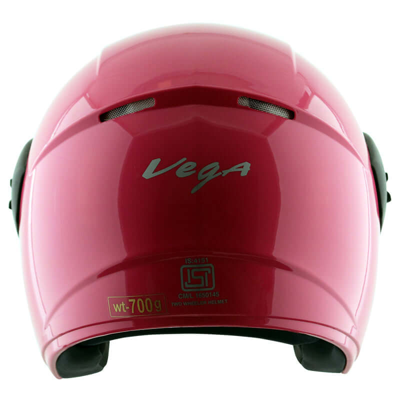 Vega Junior Buds Open Face Helmet (Pink)