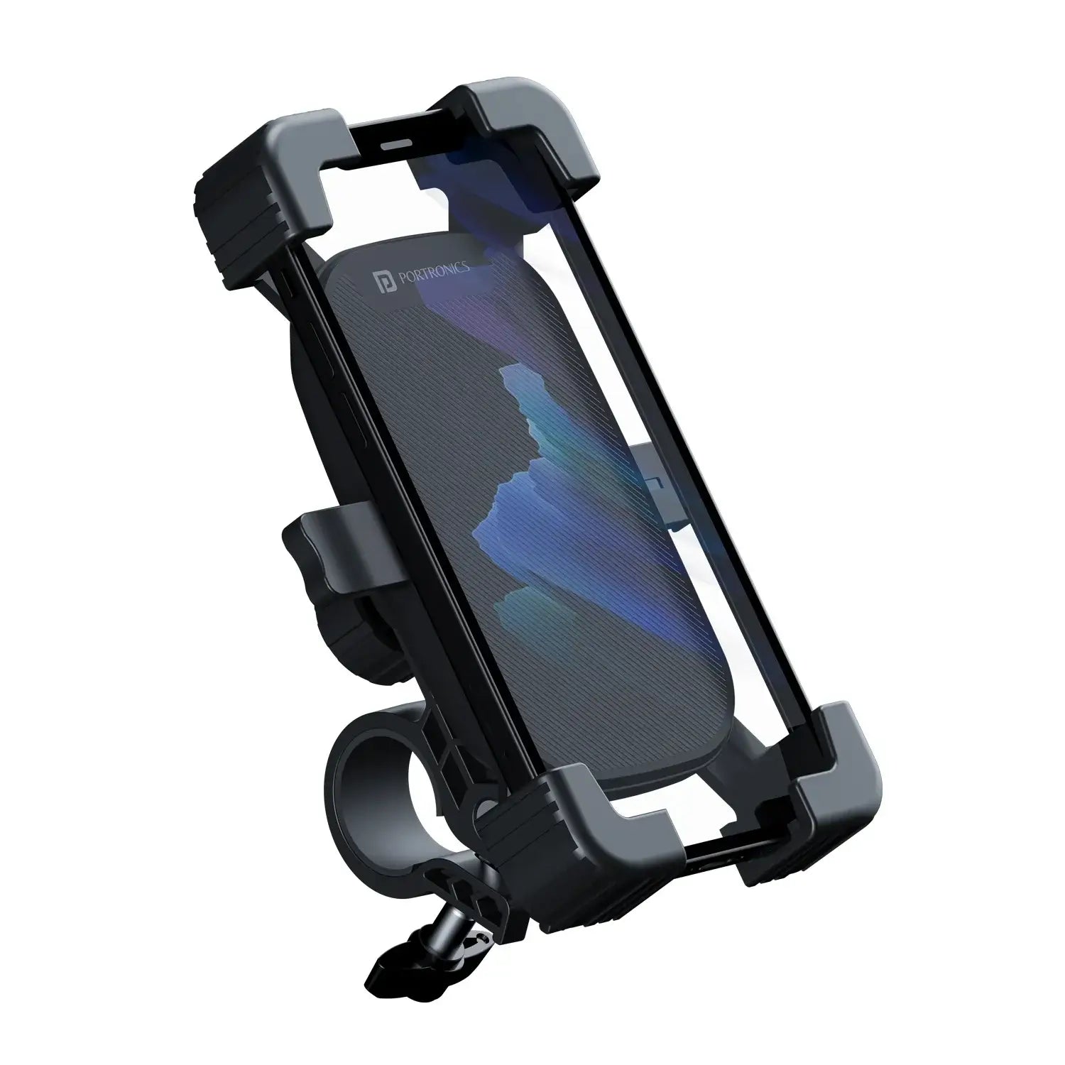 Portronics Mobike III Bike Mobile Holder (Black)