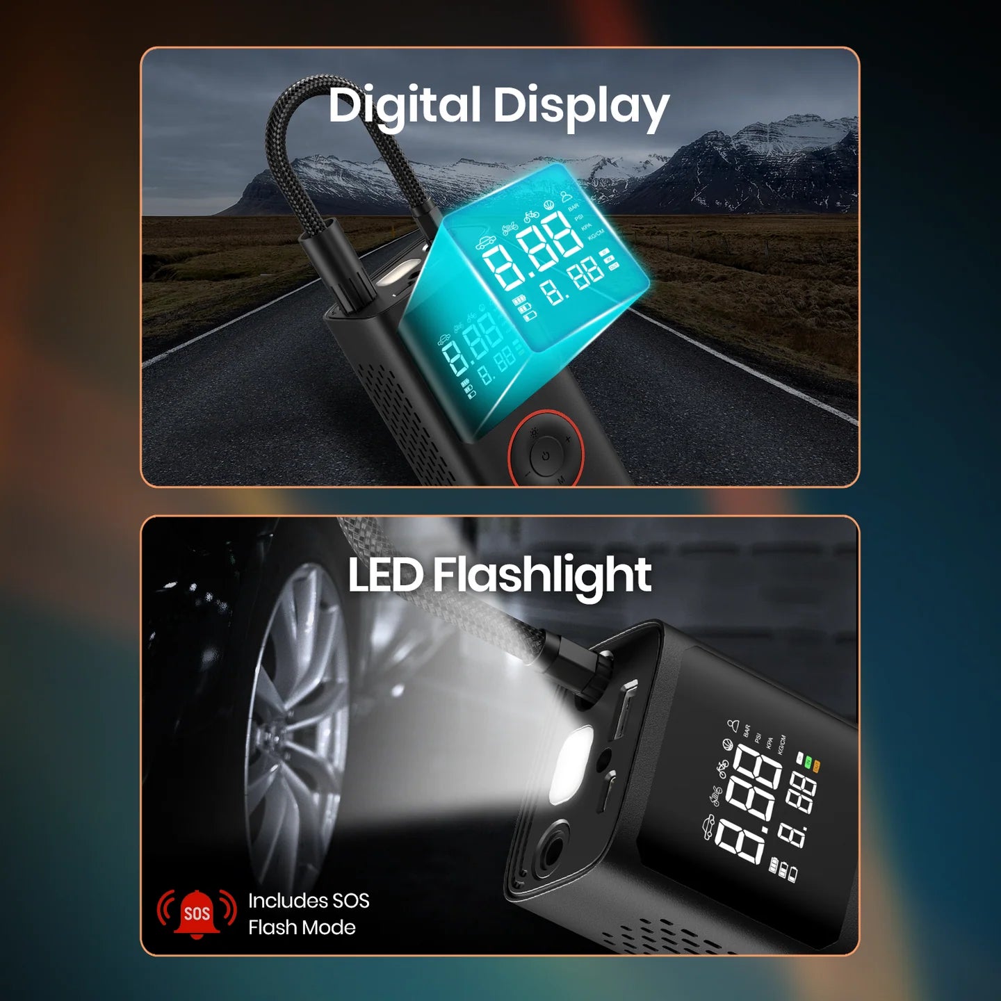 Buy Portronics Vayu Portable Tyre Inflator in Bangalore