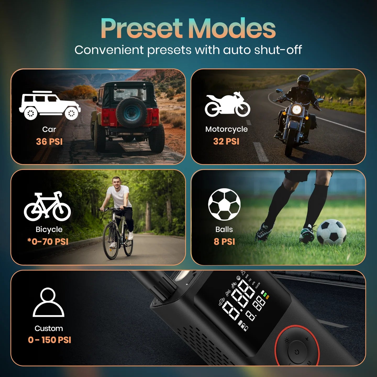 Portronics Vayu Portable Tyre Inflator in Bangalore