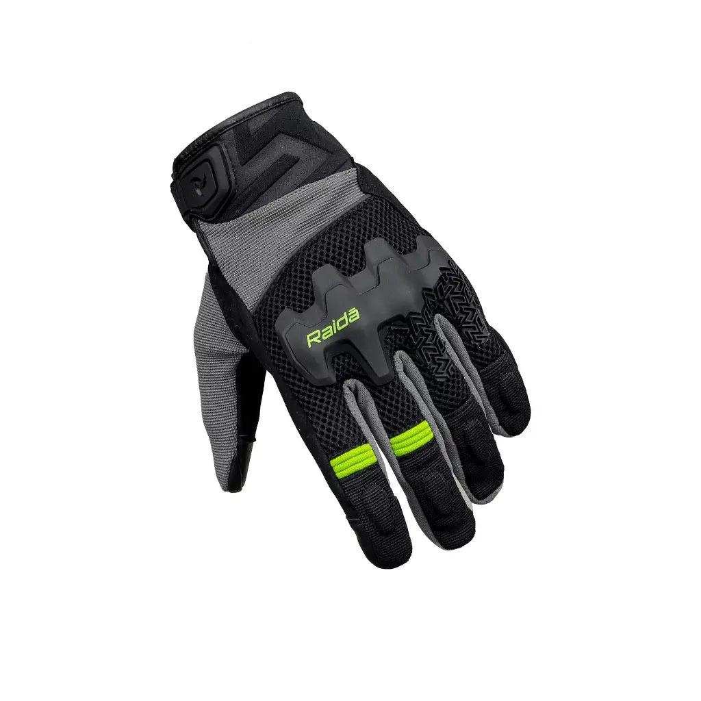 Raida Drift Motorcycle Gloves (Hi-Viz)