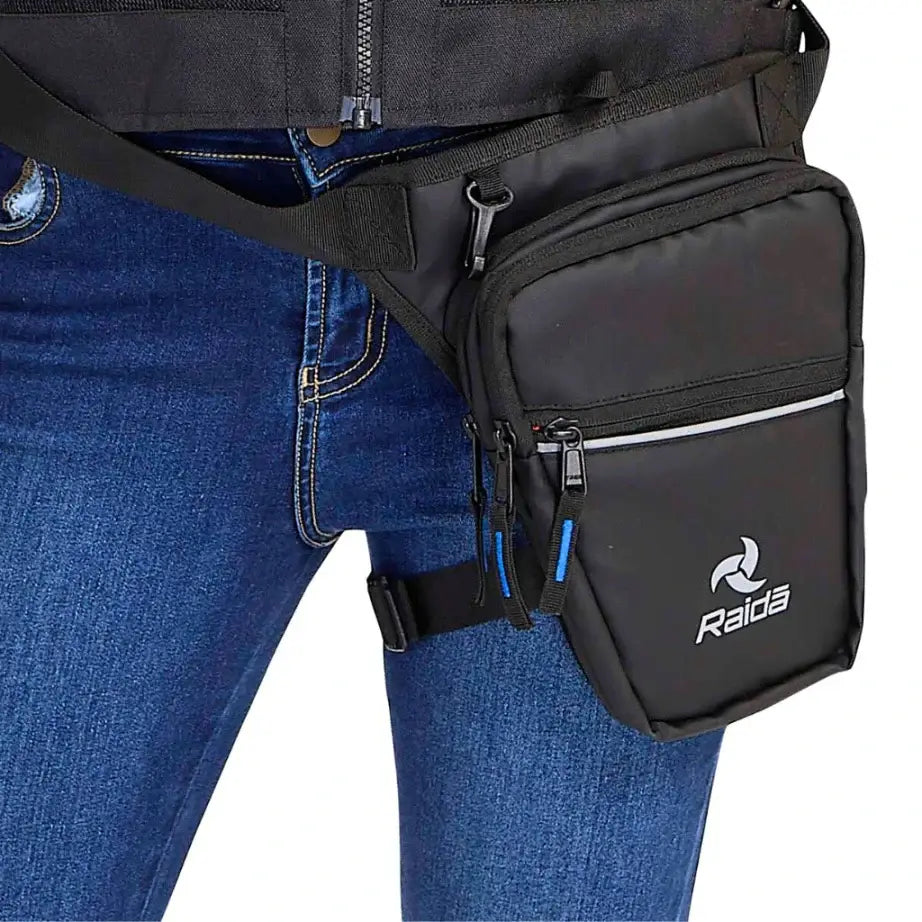 Buy Raida Motomate thigh bag for motorcycle riders in Bangalore