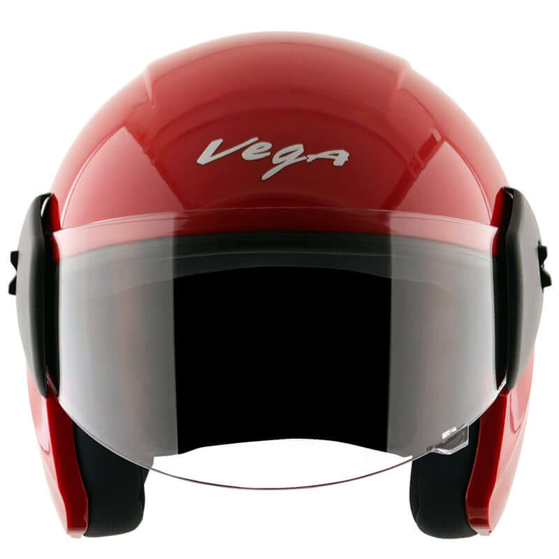 Vega Junior Buds Open Face Helmet (Red)