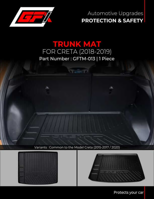 GFX Car Trunk/Boot Mat For Hyundai Creta (2015 Onwards)