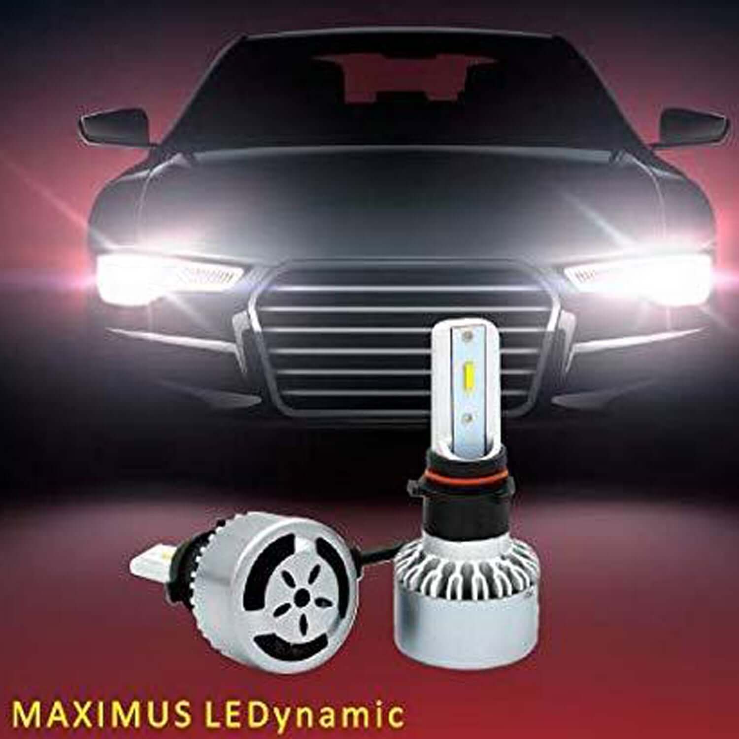 Potauto H8 3 in 1 Headlight Bulb with Tri-Colour Maximus LEDynamic - Set of 2