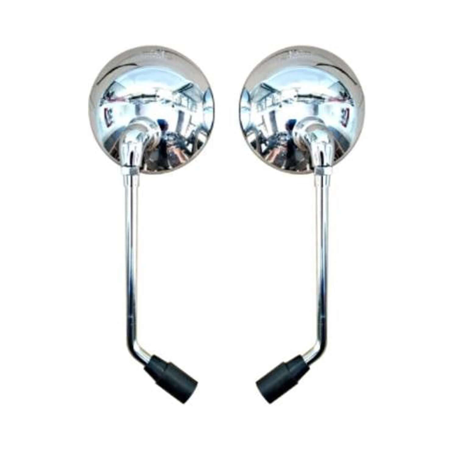 Autobird manual chrome mirrors for Royal Enfield bike models left right in Bangalore