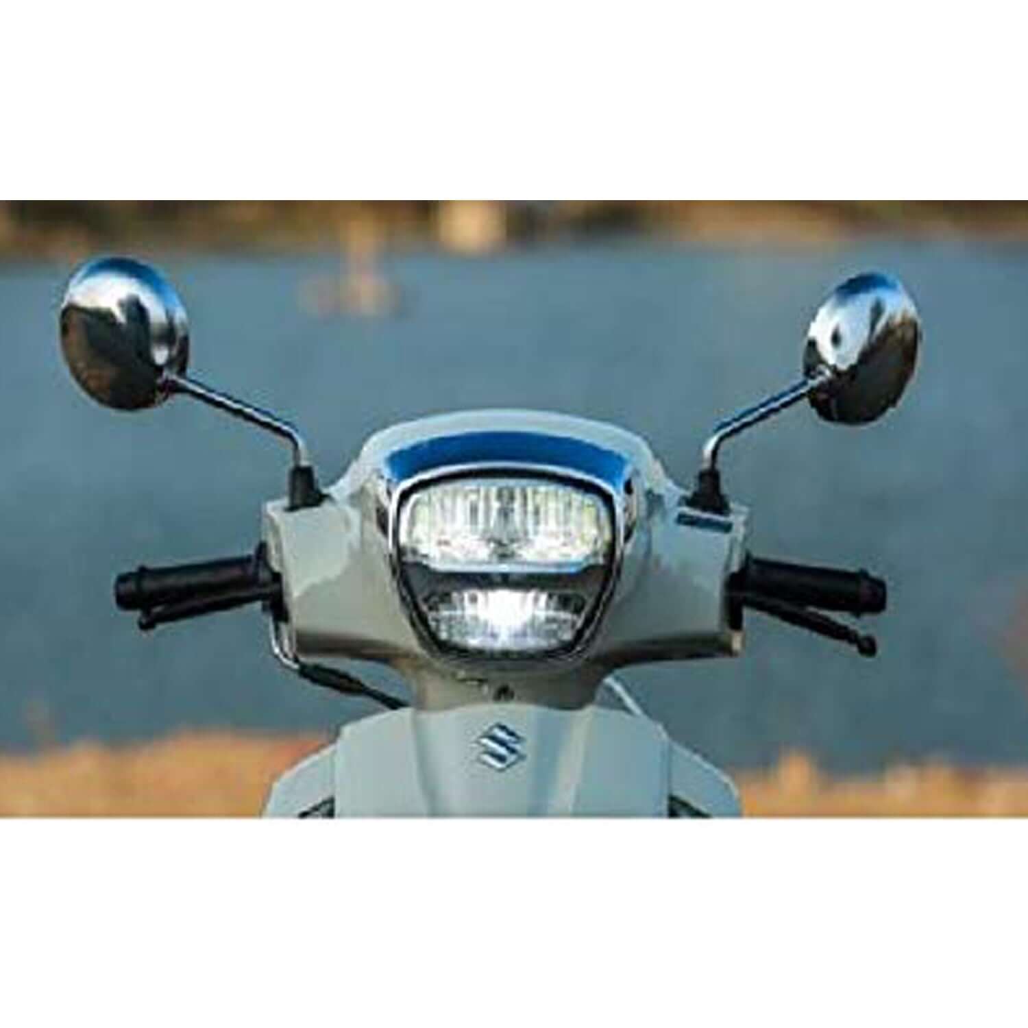 Durable Autobird chrome rear view mirrors for Suzuki Access motorcycles in Bangalore