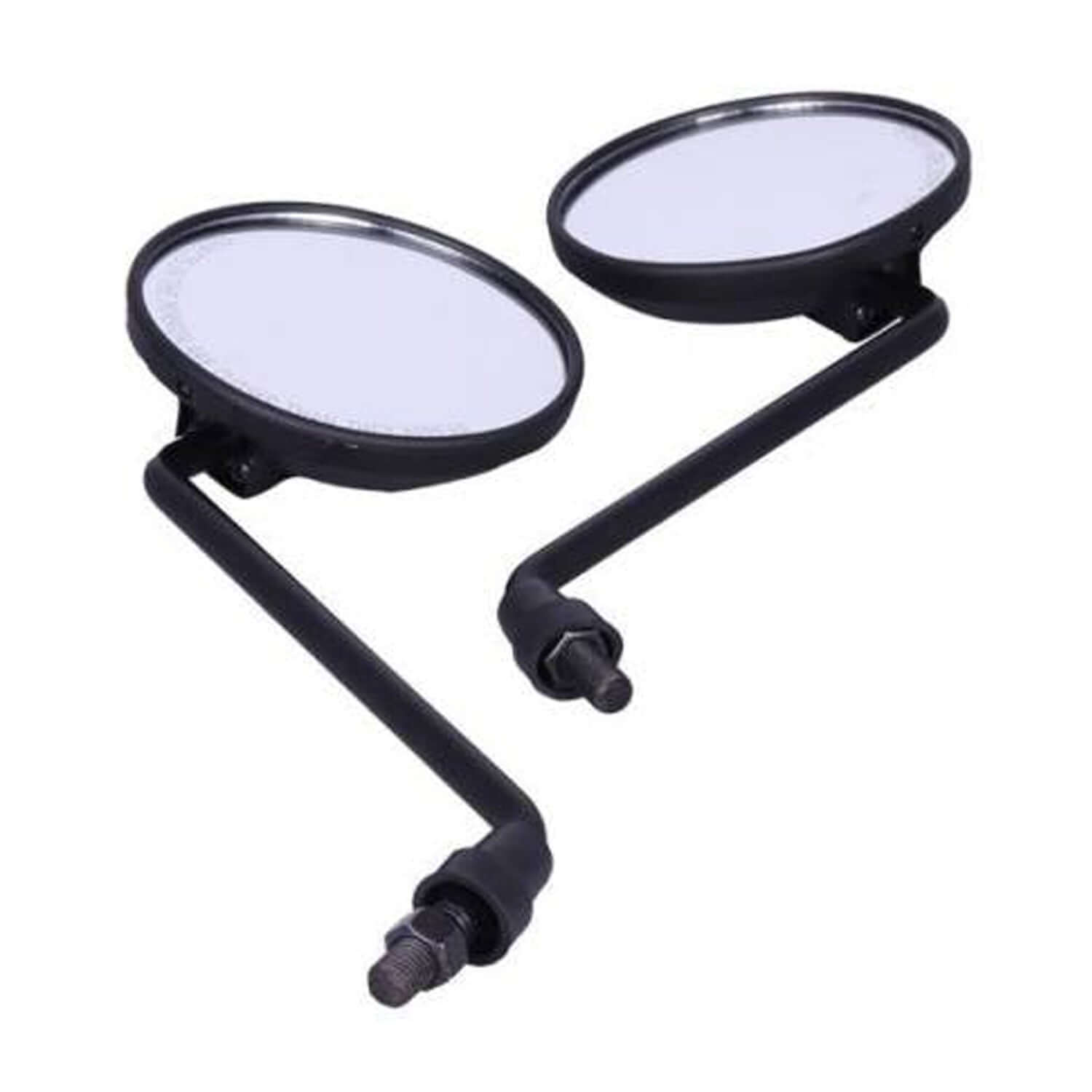 Himalayan Rear View Mirror Autobird Black Round Mirrors For Royal