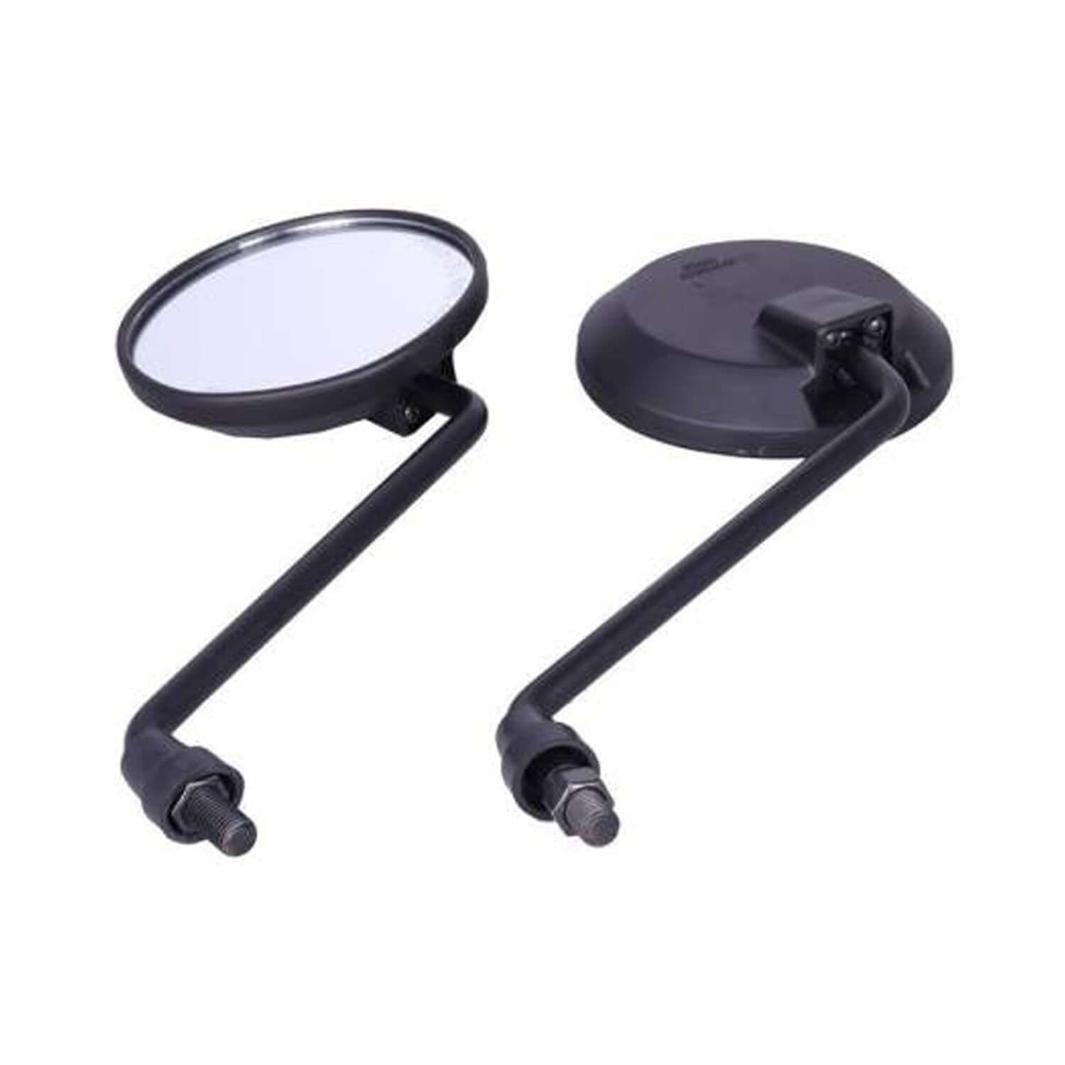 Autobird round shape rear view mirrors for Royal Enfield Thunderbird (set of 2) black in Bangalore