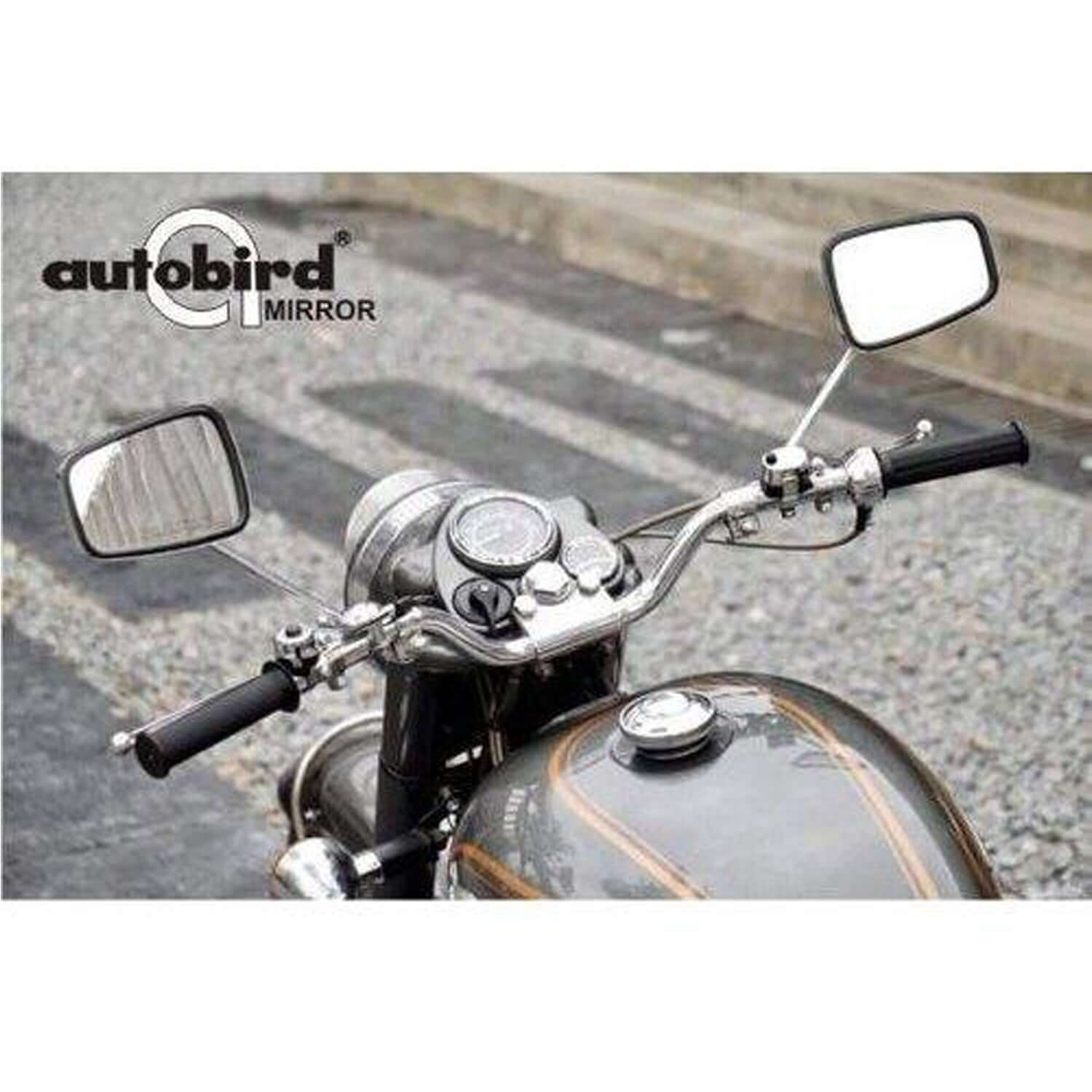 Durable Autobird rear view mirrors for Bajaj Avenger motorcycles in Bangalore