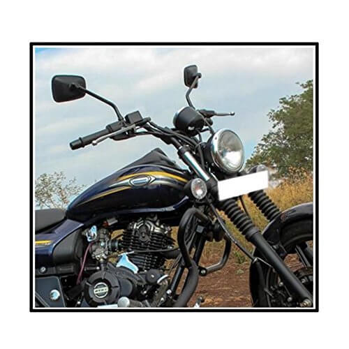 Autobird black rear view mirrors compatible with Bajaj Avenger in Bangalore