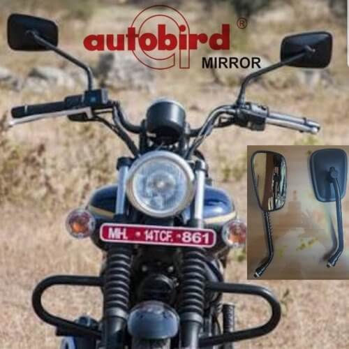 Stylish Autobird rear view mirrors for Bajaj Avenger (set of 2) in Bangalore