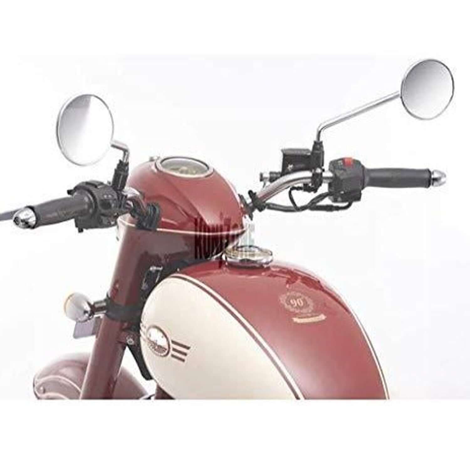 Durable Autobird yoke fitting rear view mirrors (set of 2) chrome in Bangalore