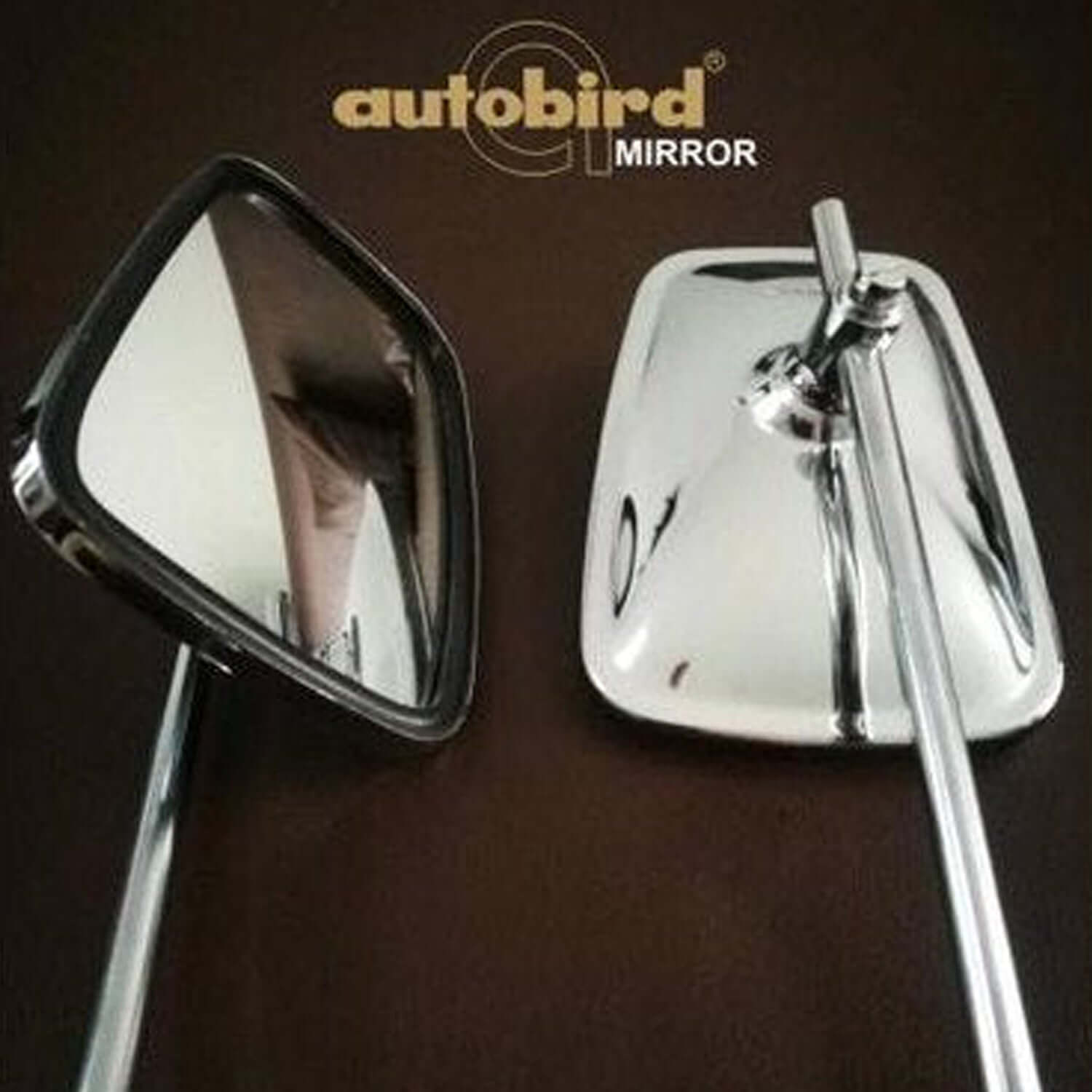 Stylish Autobird chrome rear view mirrors for Bajaj Avenger, Bullet, RX 100, Discover in Bangalore