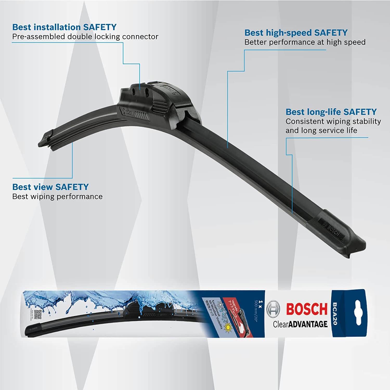 Bosch 3397016584 26-inch wiper blade for cars in Bangalore