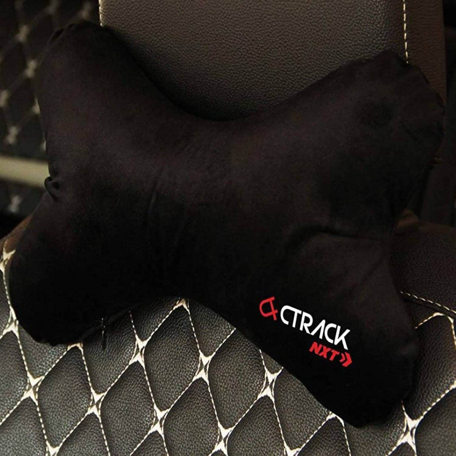 Ctrack Nxt bone-shaped memory foam neckrests for enhanced driving comfort in Bangalore