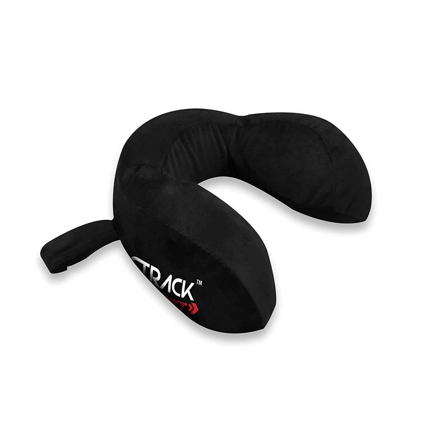 Ctrack Nxt memory foam travel pillow (black) for comfort in Bangalore