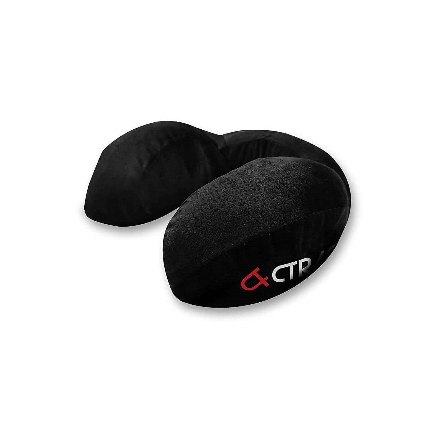 Buy Ctrack Nxt black memory foam travel pillow for neck support in Bangalore