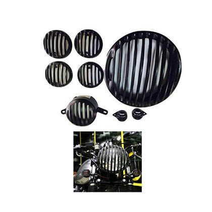 Motocare Headlight Heavy Grill For Royal Enfield (Set of 8)