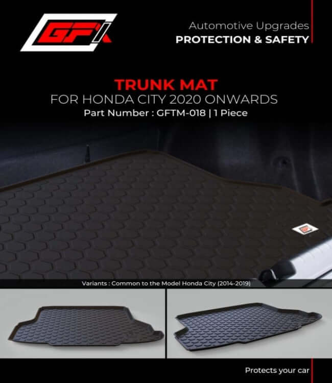 GFX Car Trunk Boot/Dicky Mat For Honda City