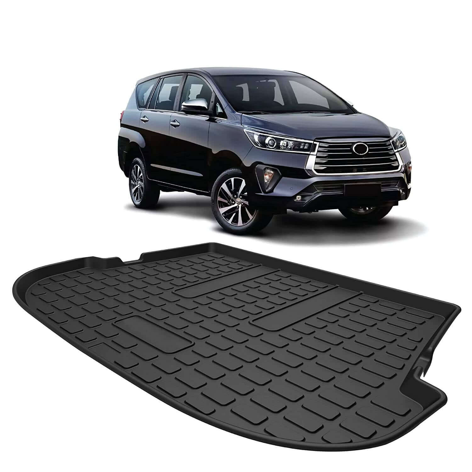 GFX Car Trunk Boot Dicky Mat for Toyota Innova Crysta (2016 To 2020)