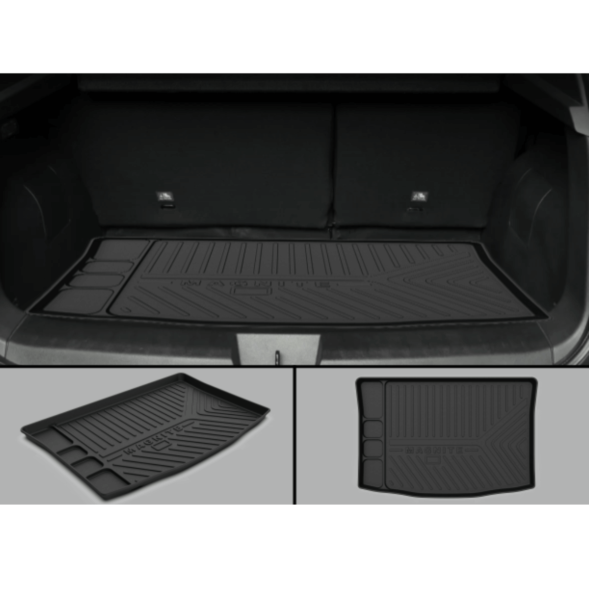 GFX Car Trunk/Dicky Mat Compatible For Nissan Magnite (2020 onwards) (Black)