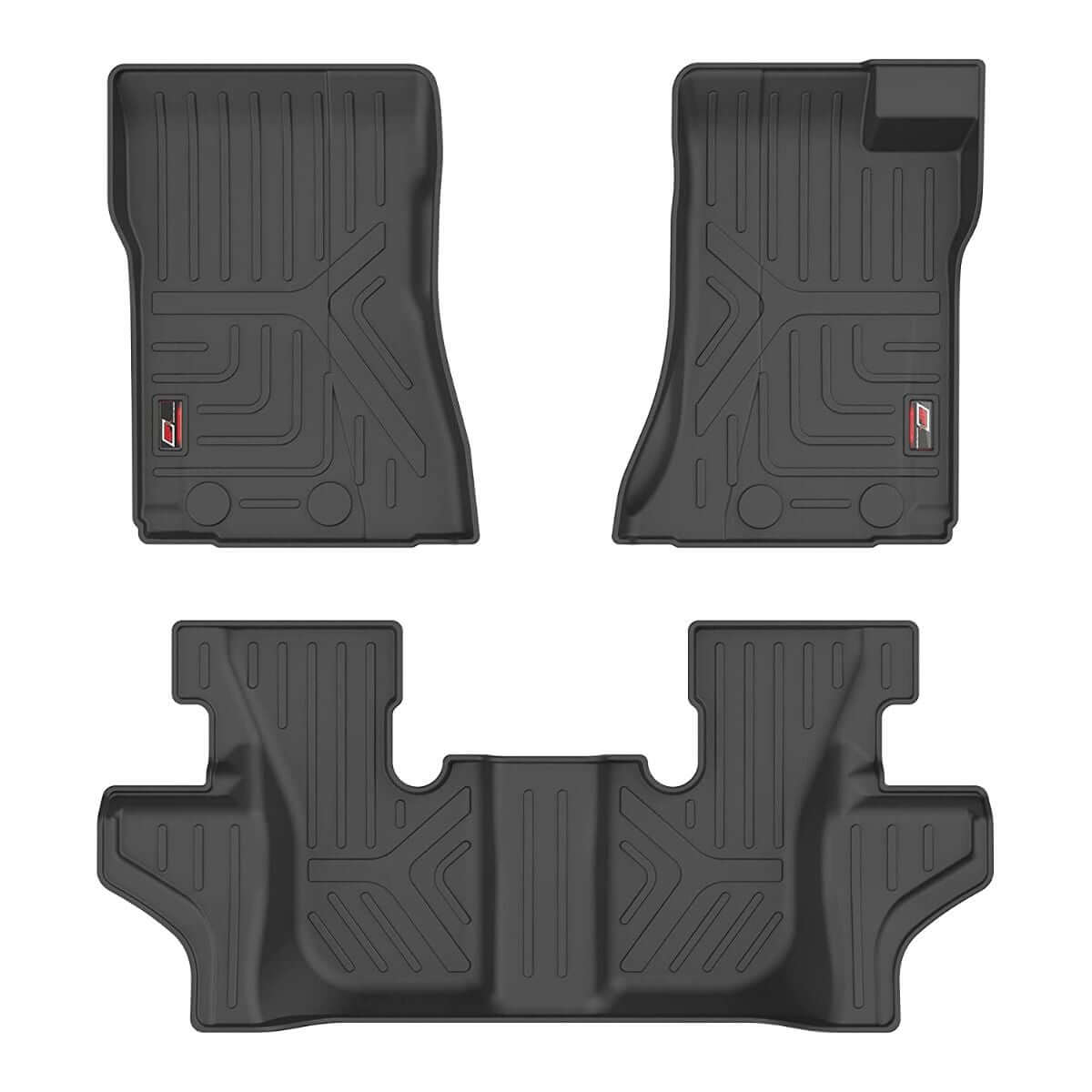 GFX Life Long Floor Mats for Mahindra Thar 2021 Onwards (Set of 3 Pcs.)