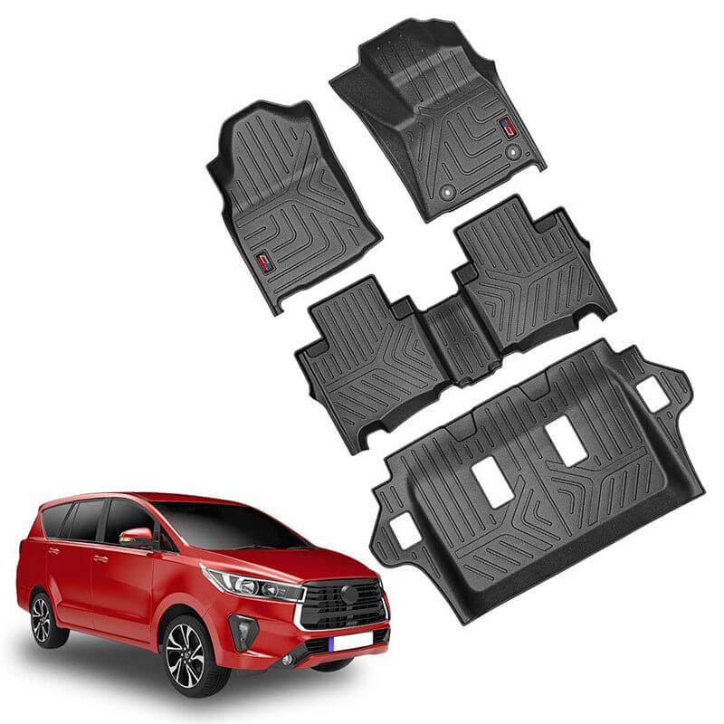 Buy GFX Toyota Innova Crysta 2016 Onwards Custom Fit Life Long TPV Floor Mats in Bangalore