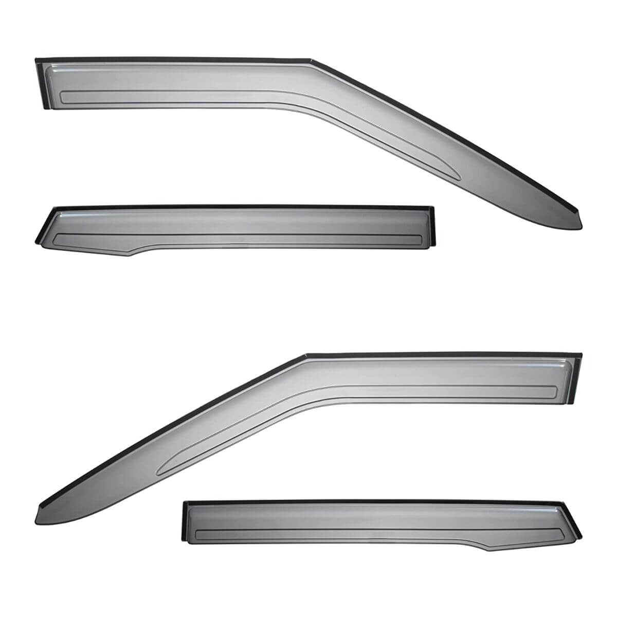 Galio Car Door Visor Window Deflector For KIA Seltos (2019 Onwards (Set of 4 Pcs.)