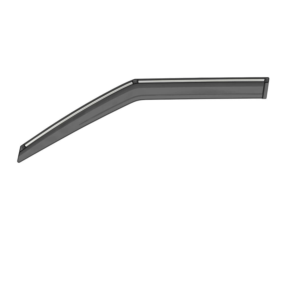 Galio Car Door Visor With Silver Line For Kia Carens (2022 Onward) (Set of 6 pcs)